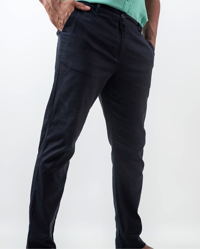 Legacy Cotton Pant – Navy Blue