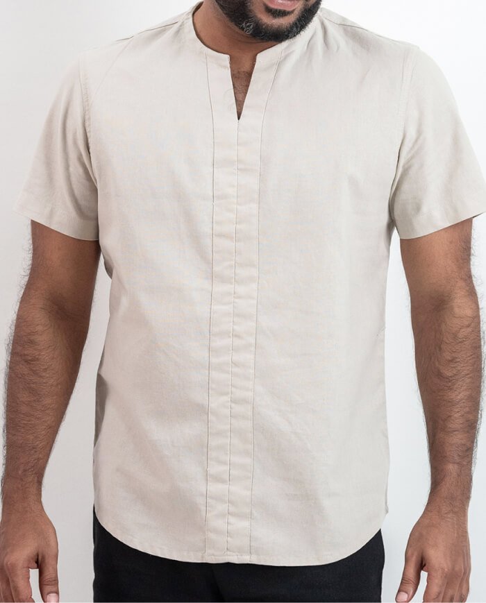 The Artisan Classic Linen Shirt – Beige